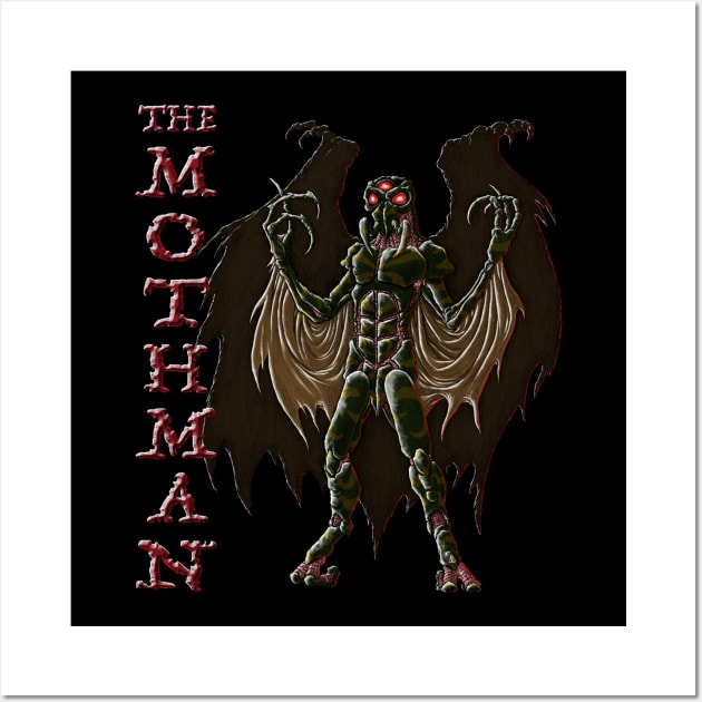 Mothman Wall Art by adefelice